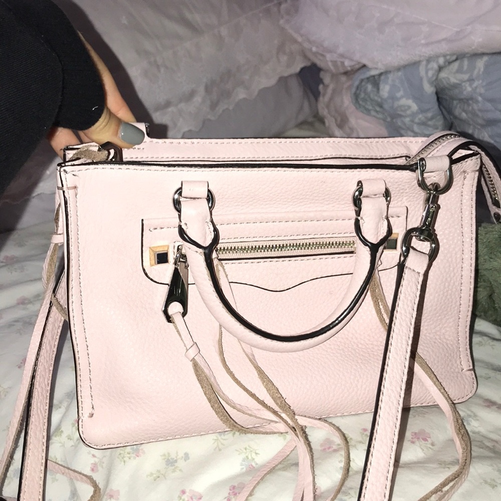 Baby pink Rebecca Minkoff crossbody